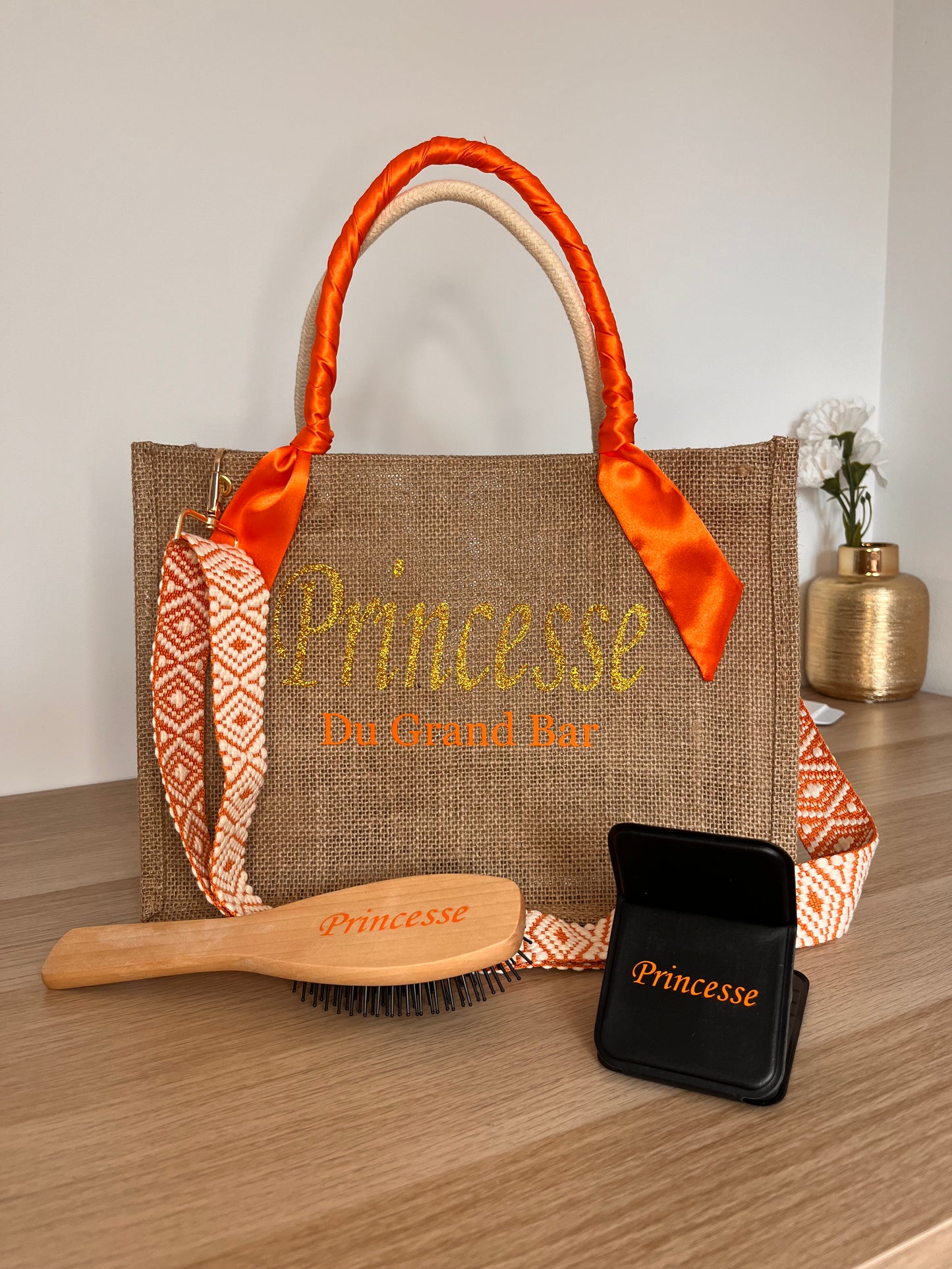 Brosse en bambou personnalisée