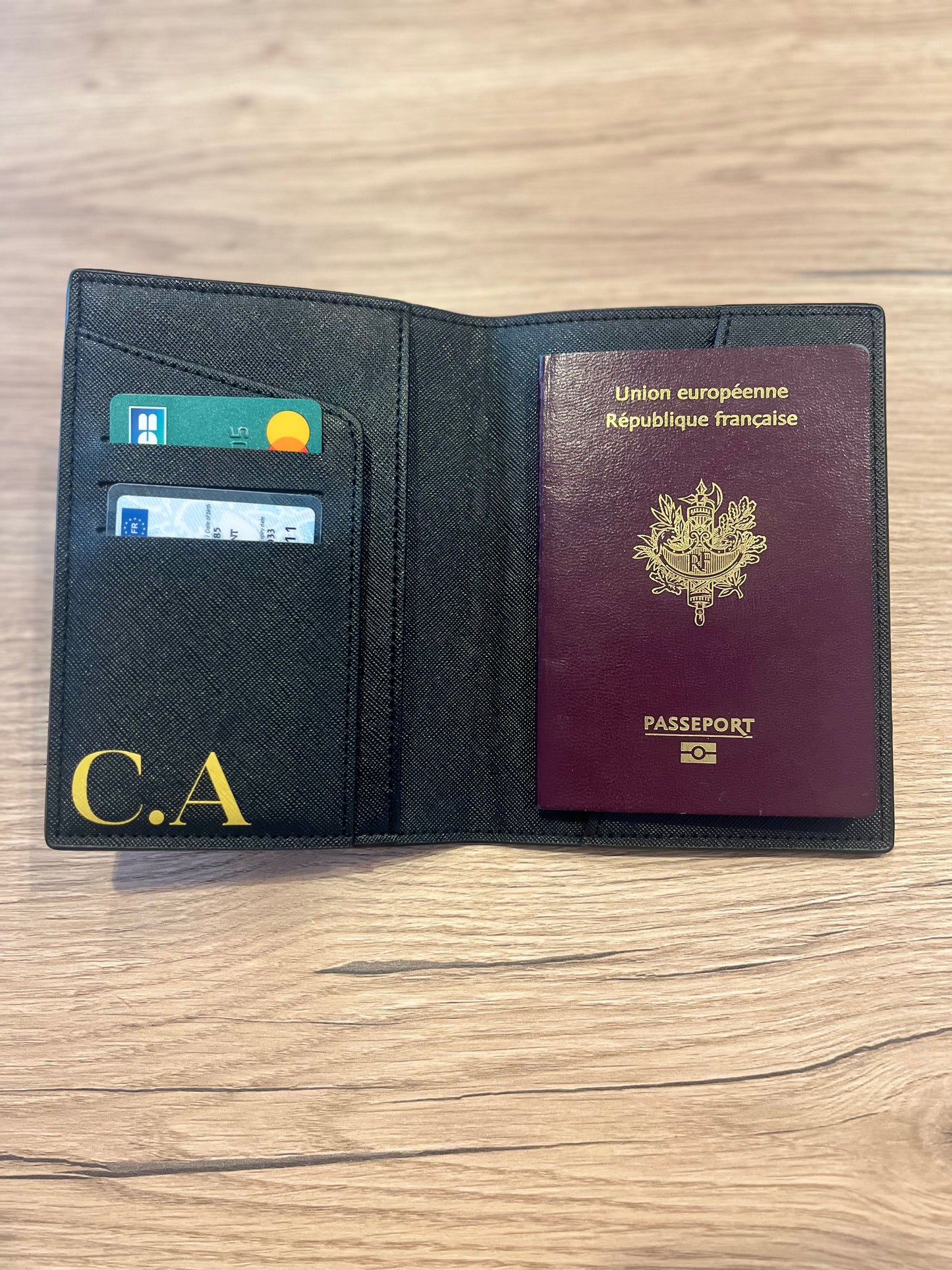 Protège passeport personnalisé