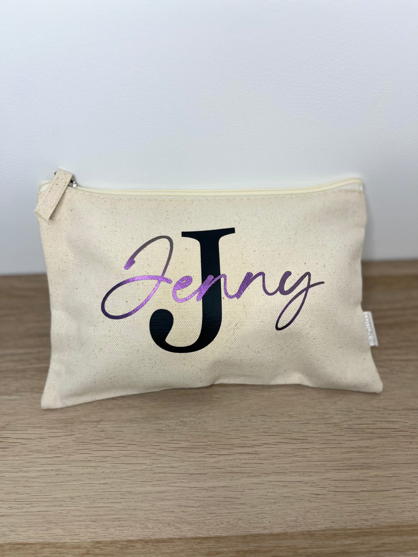 Pochette en coton personnalisée