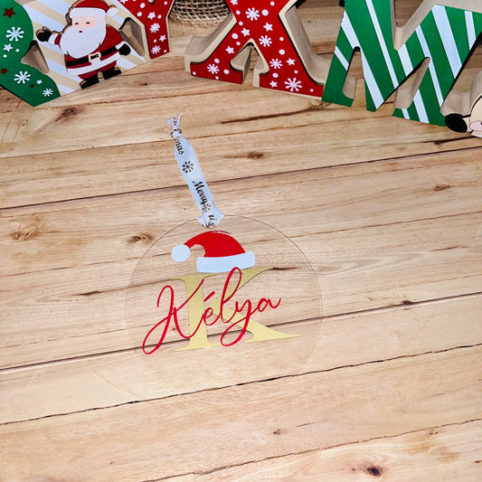 Boule de Noël "médaille"