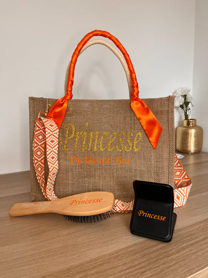 Brosse en bambou personnalisée