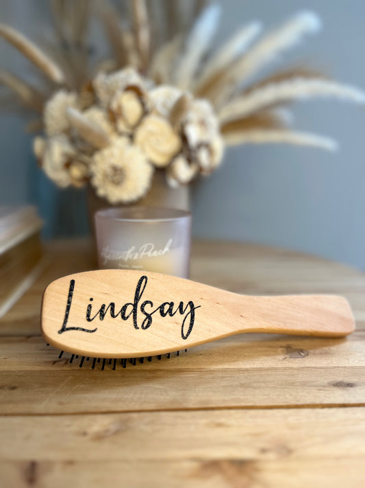 Brosse en bambou personnalisée