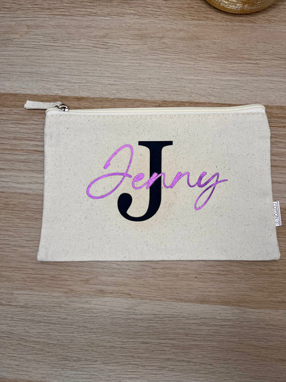 Pochette en coton personnalisée