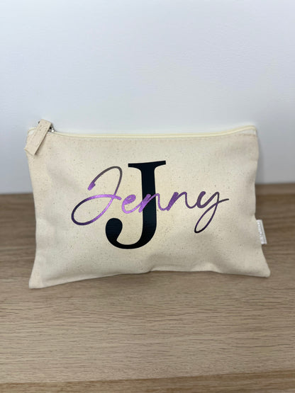 Pochette en coton personnalisée