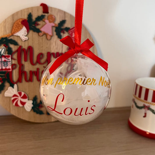 Boule de noël - Mon 1er Noël