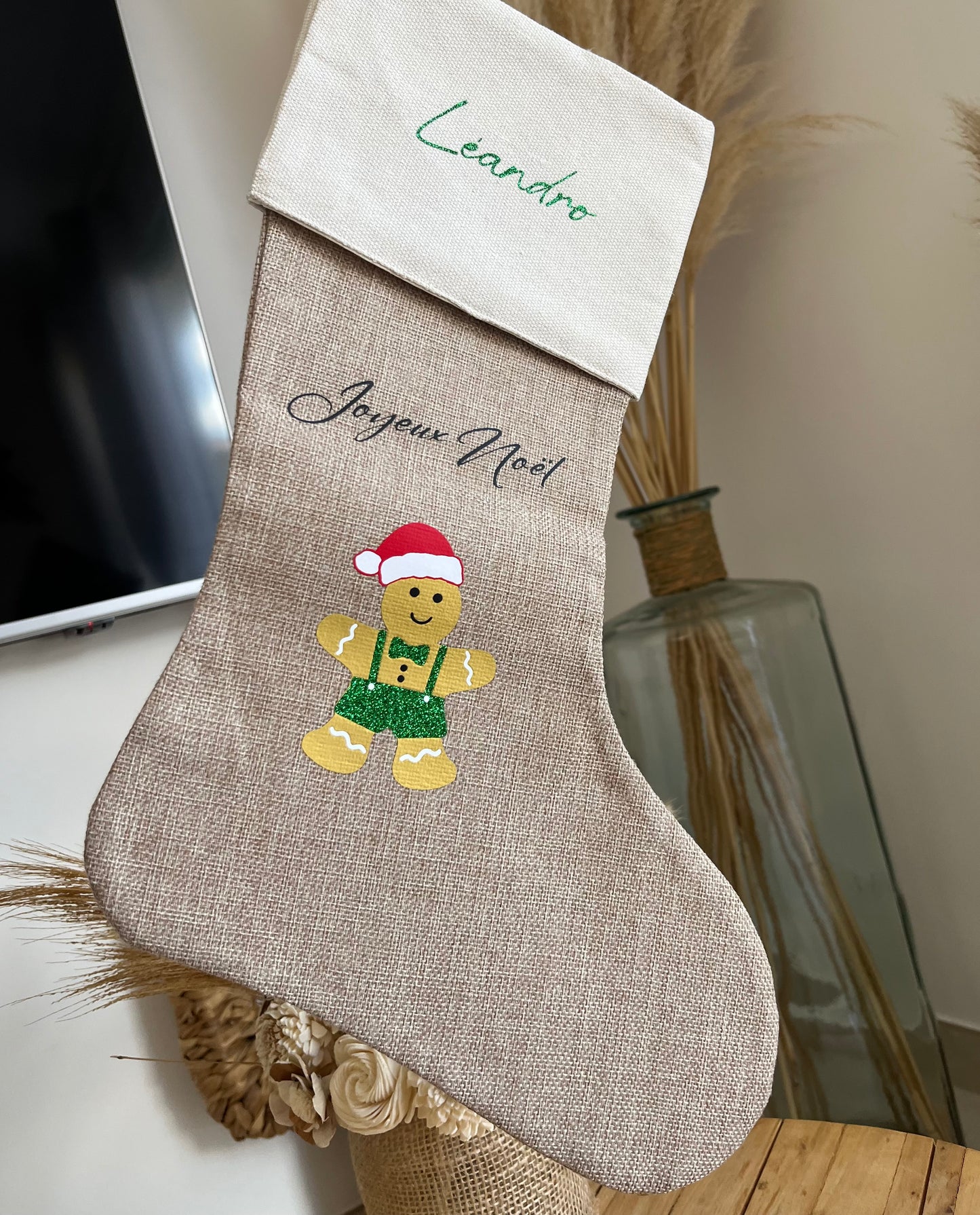 Chaussettes de Noël personnalisée