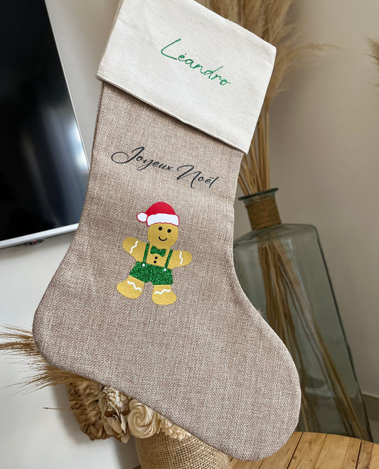 Chaussettes de Noël personnalisée