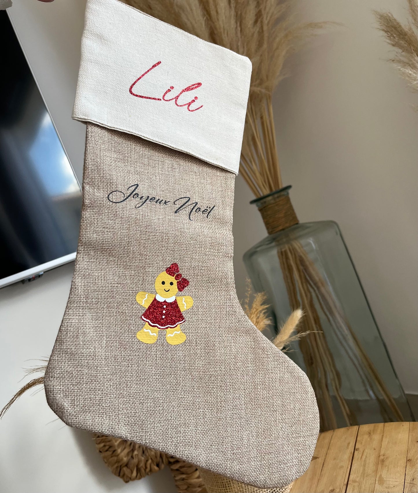 Chaussettes de Noël personnalisée