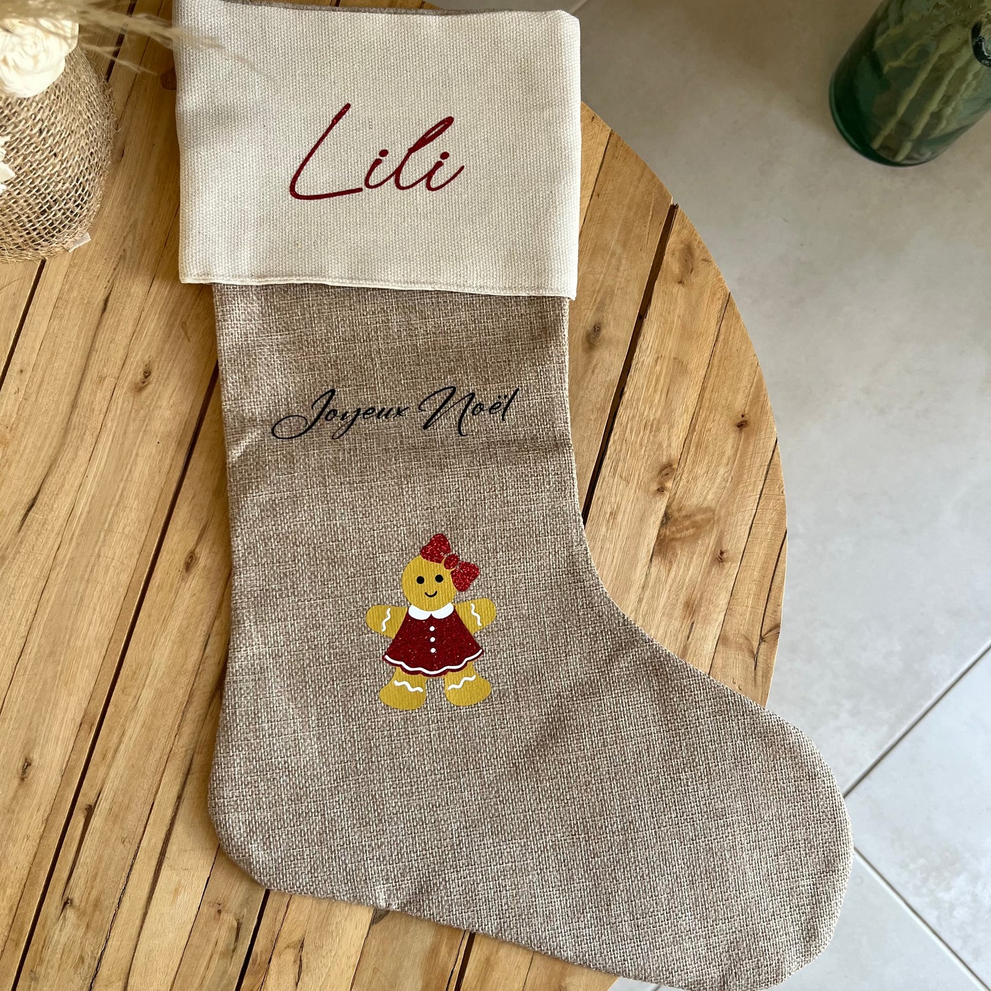 Chaussettes de Noël personnalisée