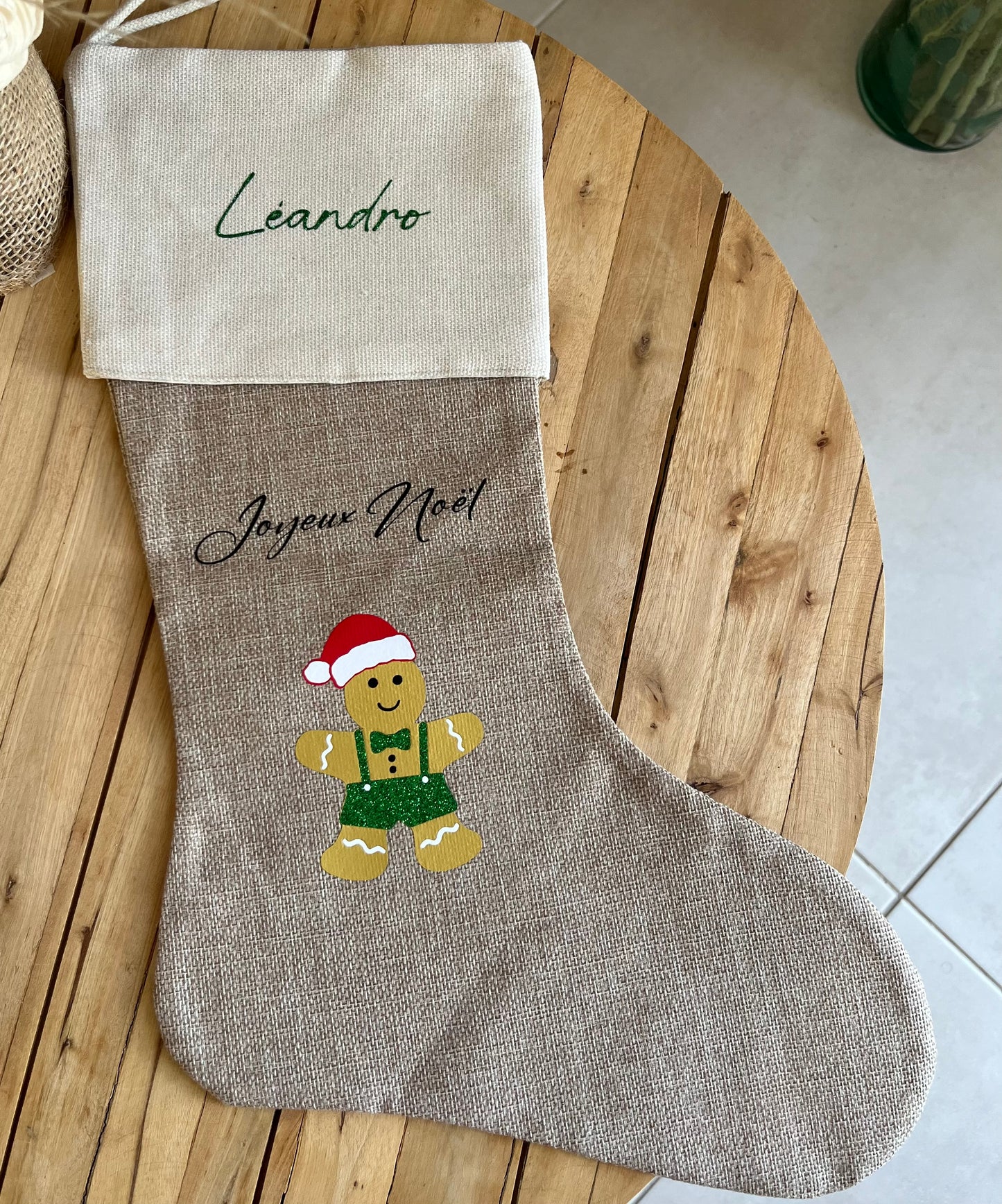 Chaussettes de Noël personnalisée