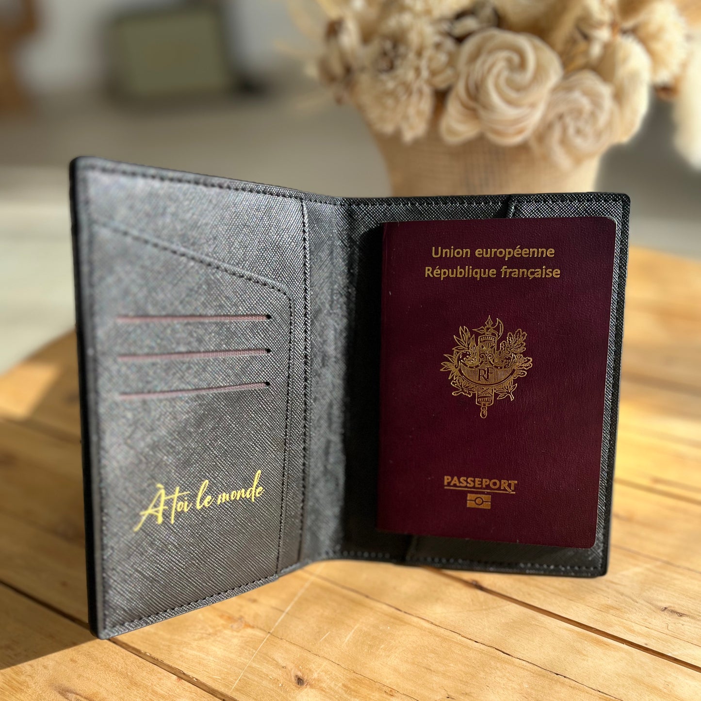 Protège passeport personnalisé
